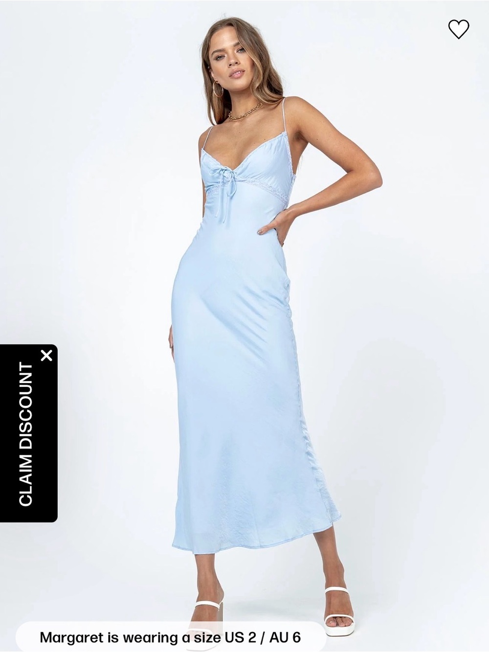 Princess Polly Blue Maxi Dress